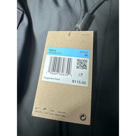 Nike Sportswear Tech Pack Shorts Woven Utility FB7528-010 Black Men's Medium - Picture 11 of 11